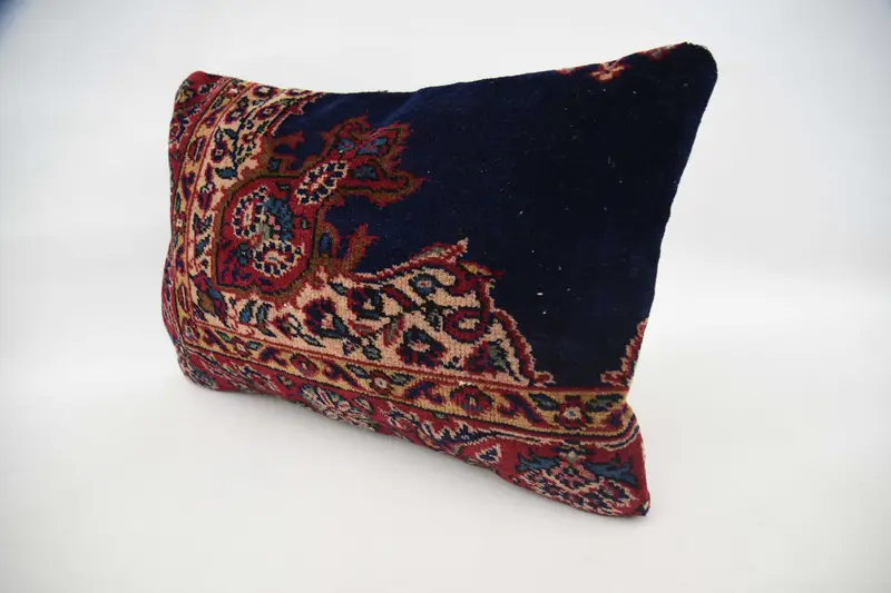 Handmade Kilim Cushion, 16x24 Brown Cushion, Living Room Throw Cushion Cover, Pillow for Sofa, Cotton Cushion, Turkish Pillow, Cushion Cover - 5