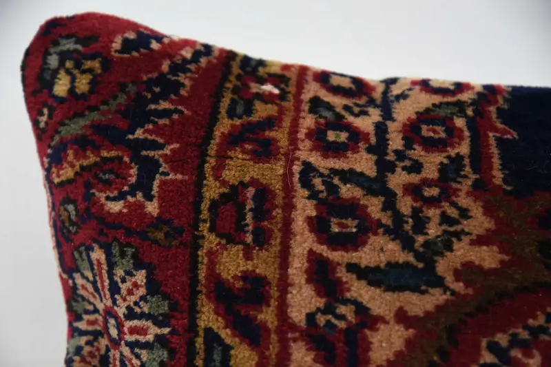 Handmade Kilim Cushion, 16x24 Brown Cushion, Living Room Throw Cushion Cover, Pillow for Sofa, Cotton Cushion, Turkish Pillow, Cushion Cover - 2