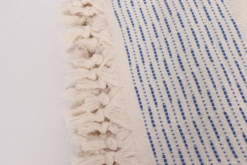 98x92 Baumwoll gestreiftes Designtuch, bestes Hochzeitsgeschenk, benutzerdefinierte Decke, Geschenk des Hochzeitstages, Bettbedeckung, gewebte Wurfdecke, Brautjungferngeschenk - 7