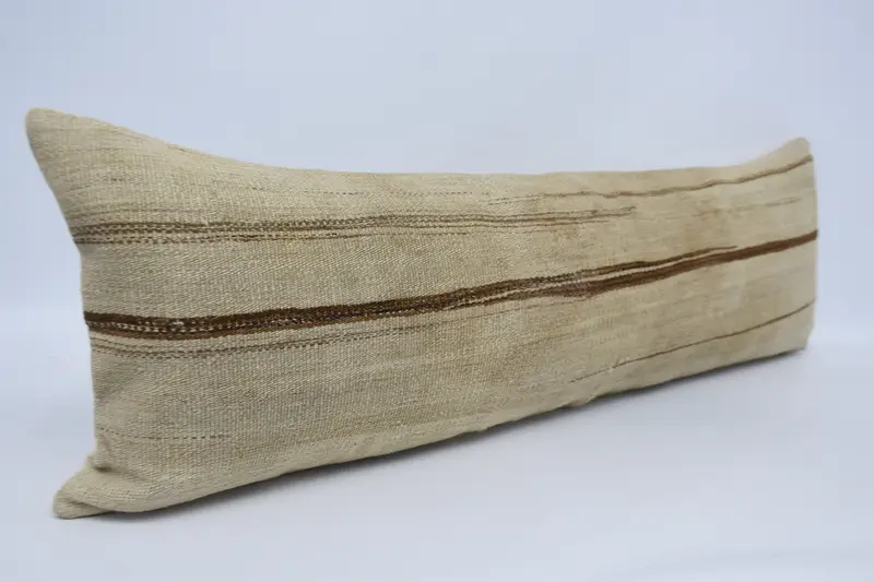 16x48 Beige Pillow Case, Kilim Pillow, Throw Kilim Pillow, Cushion Case, Ethnic Pillow Cover Pillow Cover, Home Decor Pillow - 3