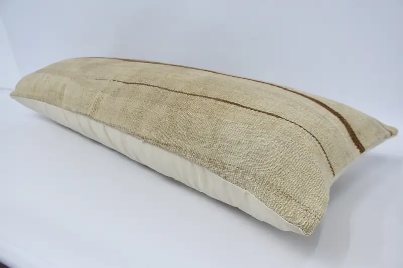 16x48 Beige Pillow Case, Kilim Pillow, Throw Kilim Pillow, Cushion Case, Ethnic Pillow Cover Pillow Cover, Home Decor Pillow - 5