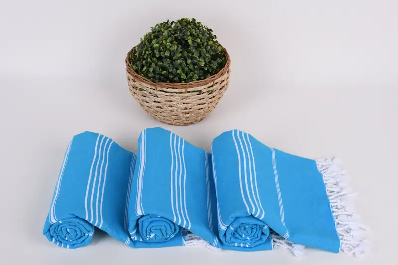 Wedding Favors, Peshtemal Towel, Wedding Shower Gift, 70x40 Cotton Striped Towel, Organic Cotton Towel, Absorbent Turkish towel, Lightweight towel - 8