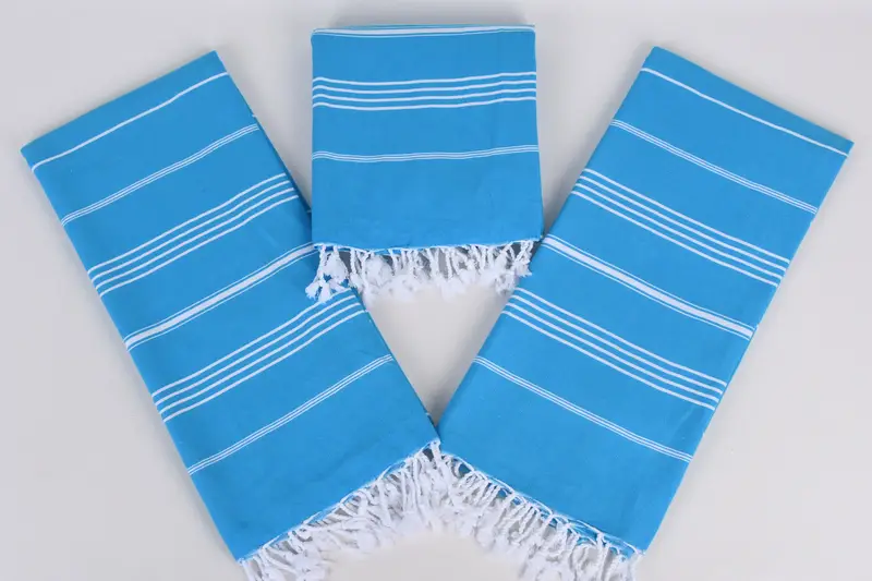 Wedding Favors, Peshtemal Towel, Wedding Shower Gift, 70x40 Cotton Striped Towel, Organic Cotton Towel, Absorbent Turkish towel, Lightweight towel - 6