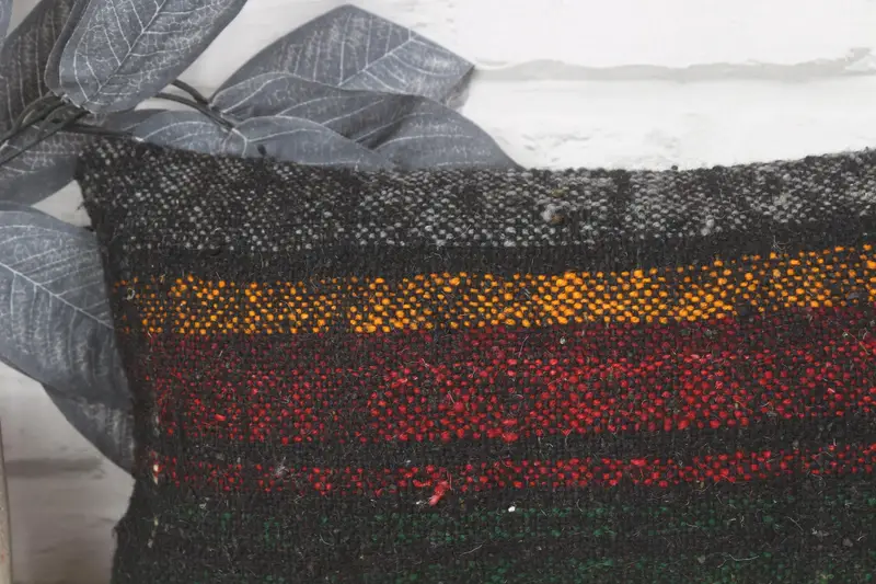 Turkish Kilim Pillow, Luxury Pillow Cover, Vintage Kilim Throw Pillow, Home Decor Pillow, Pillow Sham, 8x16 Red Pillow Cover, Luxury Pillow Case - 2