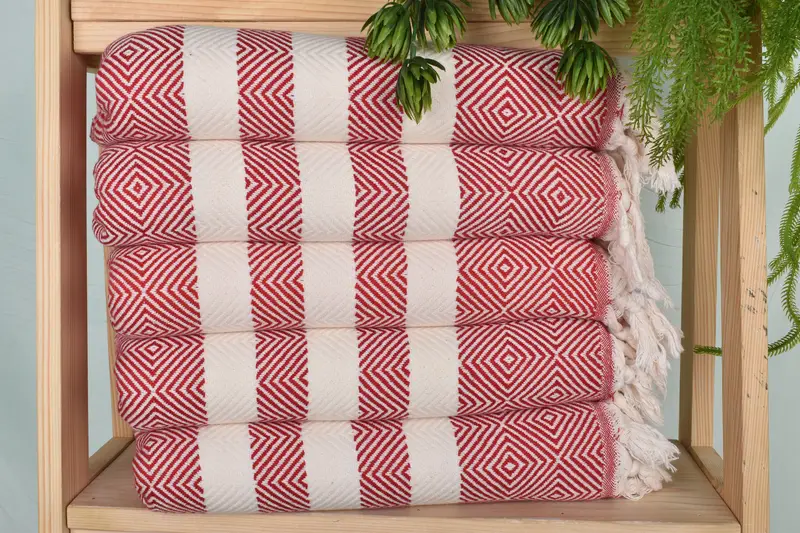 32x20 Cotton Diamond Towel, Small Bath Towels, Merry Christmas Gifts, Bathroom Towels, Monogrammed Turkish Towel, Turkish Towel Hand Towel - 1