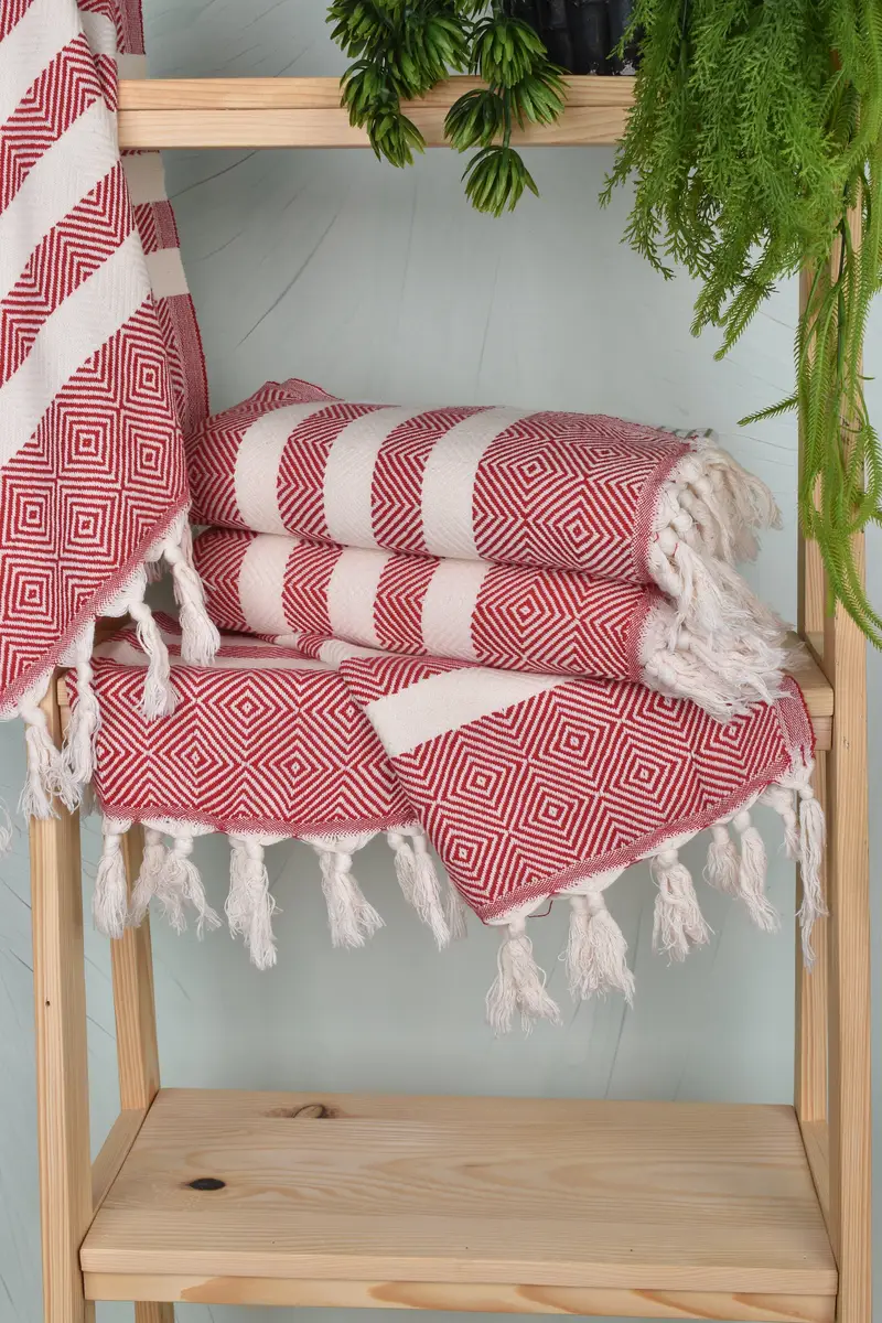 32x20 Cotton Diamond Towel, Small Bath Towels, Merry Christmas Gifts, Bathroom Towels, Monogrammed Turkish Towel, Turkish Towel Hand Towel - 6
