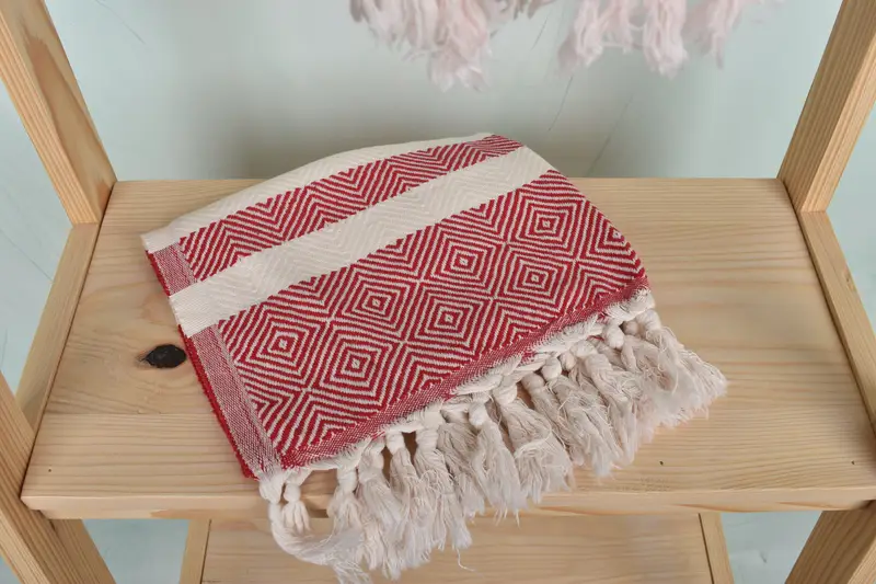 32x20 Cotton Diamond Towel, Small Bath Towels, Merry Christmas Gifts, Bathroom Towels, Monogrammed Turkish Towel, Turkish Towel Hand Towel - 5