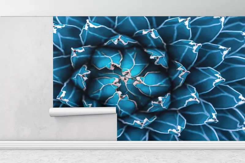 Cactus,Modern Wall Paper,Bright Wall Paper,3d Wall Paper,Natural Pattern Wall Decor,Floral Wall Paper,Botanical Wall Print, - 1