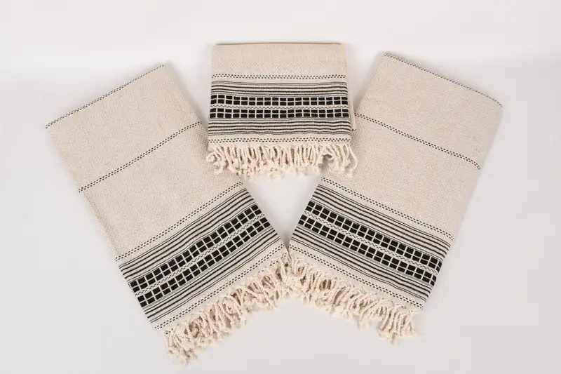 Gift For Her, 68x40 Linen Striped Towel, Unique Wedding Gift, Home Decor Gifts, Turkish Bath Towel Set, Monogrammed Beach Towel, Home Gift - 6
