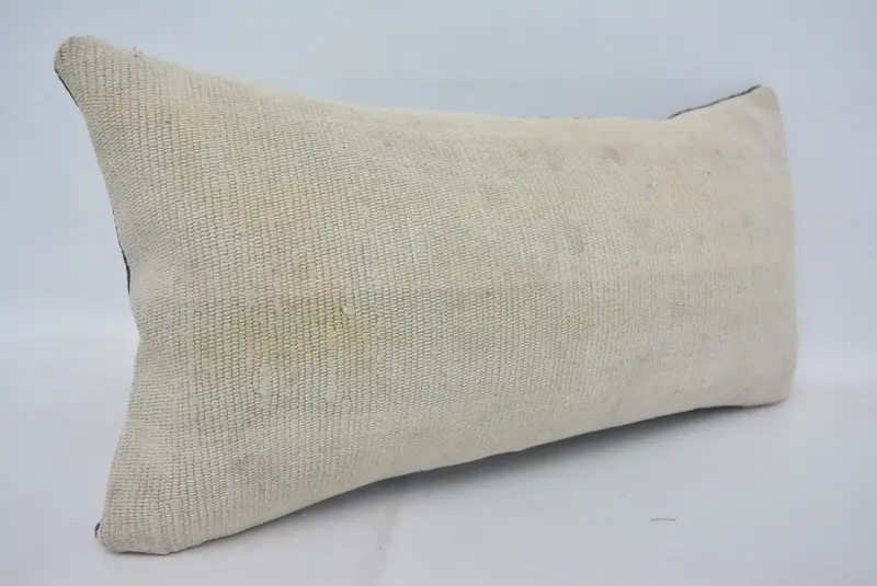 Geometric Embroidered Pillow, 12x24 Inches Size Decorative Pillow - 3