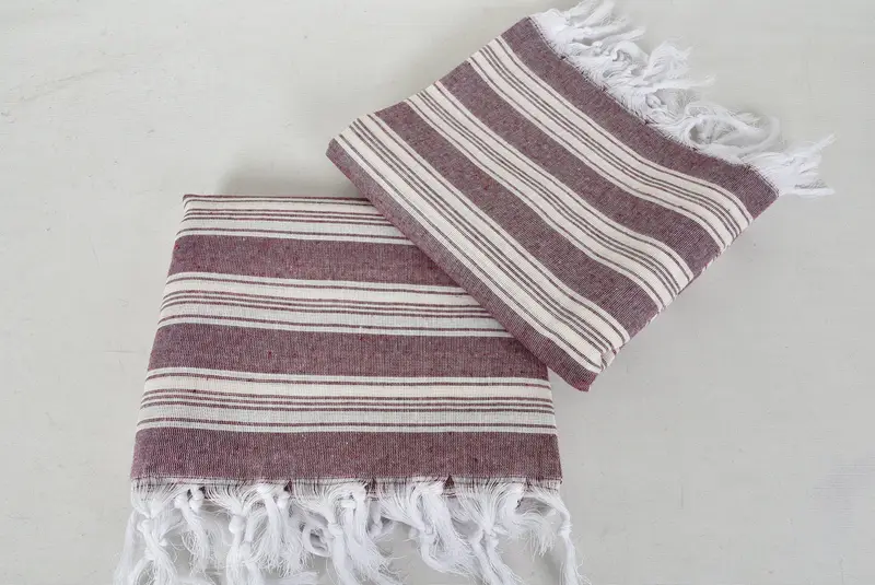 70x40 Cotton Striped Towel, Travel towel, Handmade Gift, Bachelorette Party Decorations, Custom Name Towel, Bridal Shower Gift, Custom Towel Beach - 6