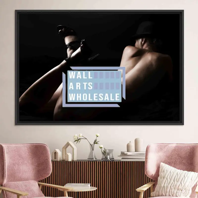 官能的なキャンバス プリント: エレガントなエロティックな女性のアート装飾