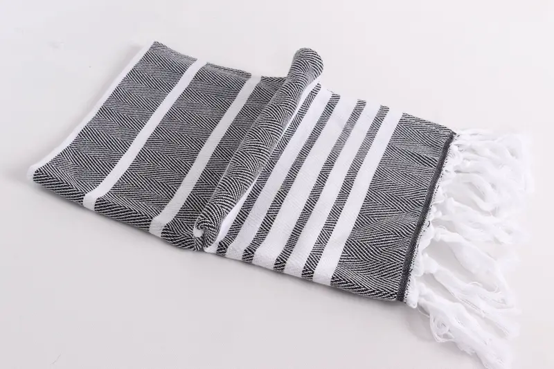 Customized Turkish Towel, Personalized Dish Towel, Bathroom Towels, 40x20 Cotton Zig zag Towel, Bridesmaid Gifts, Best Friend Christmas Gift - 6