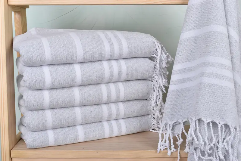 Custom Wedding Gifts, 70x40 Cotton Striped Towel, Gift For Best Friend, Summer Gift, Quick-dry towel, Monogrammed Turkish Towel, Best Wedding Gift - 2