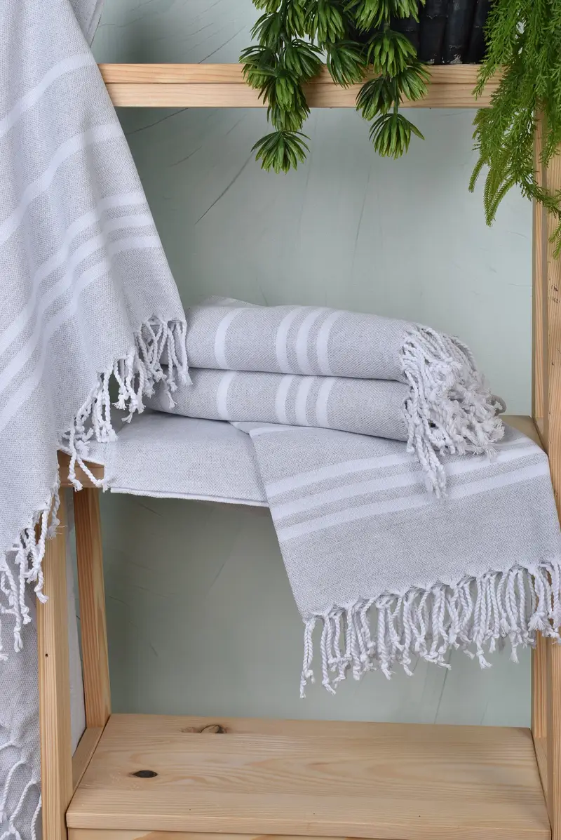 Custom Wedding Gifts, 70x40 Cotton Striped Towel, Gift For Best Friend, Summer Gift, Quick-dry towel, Monogrammed Turkish Towel, Best Wedding Gift - 6