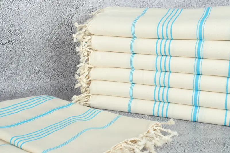 Handmade Gift, Spa Towel, Personalized Beach Towel, Lightweight Turkish towel, 70x40 Linen Striped Towel, Bachelor Bachelorette Party Favors - 2