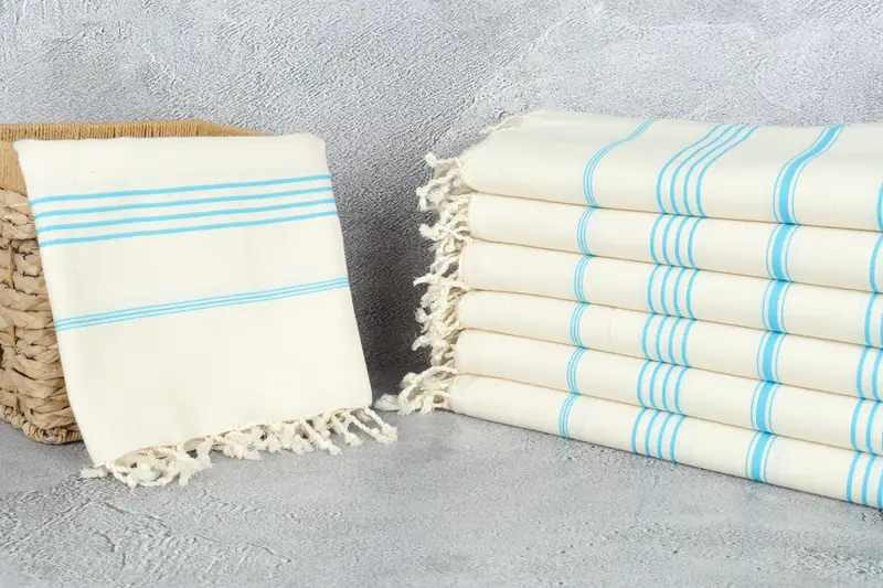 Handmade Gift, Spa Towel, Personalized Beach Towel, Lightweight Turkish towel, 70x40 Linen Striped Towel, Bachelor Bachelorette Party Favors - 3