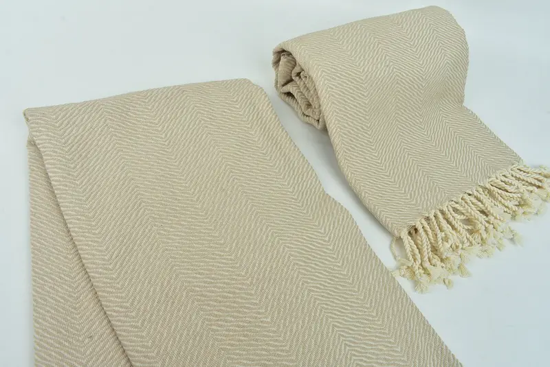 Thin and lightweight Turkish peshtemal, Beach Towel Gift, 70x40 Cotton Chevron Towel, Beach towel, Wedding Favors, Guest Towel, Gift Towel - 7