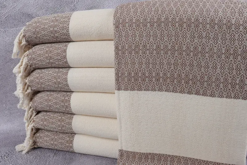 Soft towel, Large Turkish Towel, 68x36 Cotton Diamond Towel, Handmade Gift, Personalized Beach Towel, Bachelorette Favors Beach, Housewarming Gift - 1