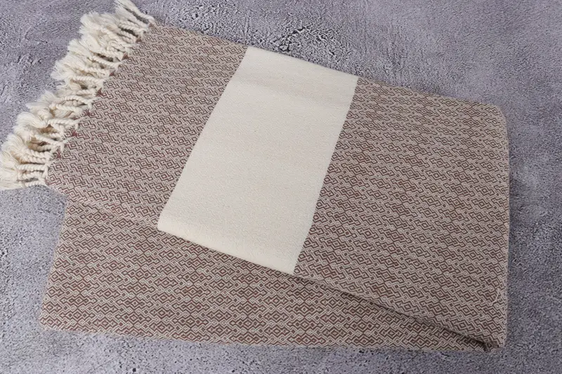 Soft towel, Large Turkish Towel, 68x36 Cotton Diamond Towel, Handmade Gift, Personalized Beach Towel, Bachelorette Favors Beach, Housewarming Gift - 6