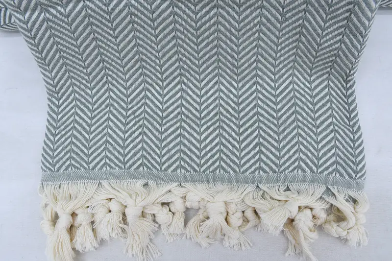 Organic Throw, Bridesmaid Gifts, 92x76 Cotton Chevron Towel, Bridal Shower Favors, Valentine Day Gift For Her, Turkish Blanket, Personalized Blanket - 3