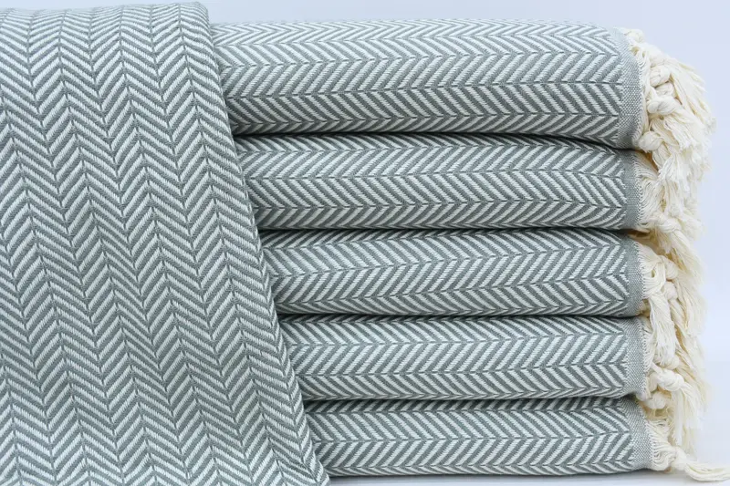 Organic Throw, Bridesmaid Gifts, 92x76 Cotton Chevron Towel, Bridal Shower Favors, Valentine Day Gift For Her, Turkish Blanket, Personalized Blanket - 1