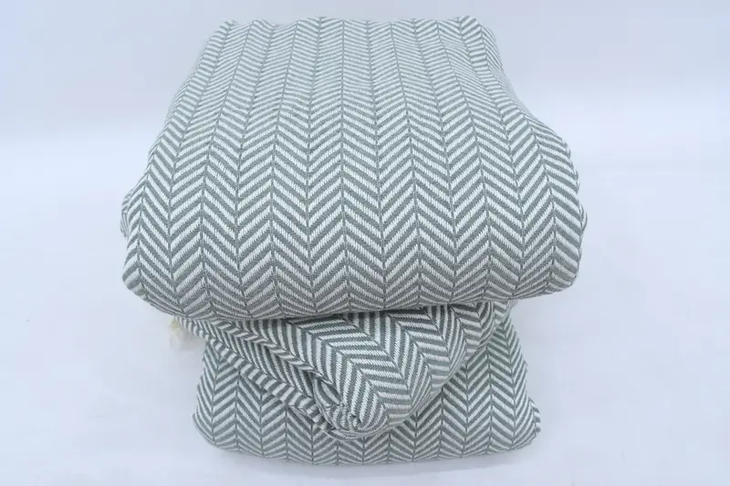 Organic Throw, Bridesmaid Gifts, 92x76 Cotton Chevron Towel, Bridal Shower Favors, Valentine Day Gift For Her, Turkish Blanket, Personalized Blanket - 4