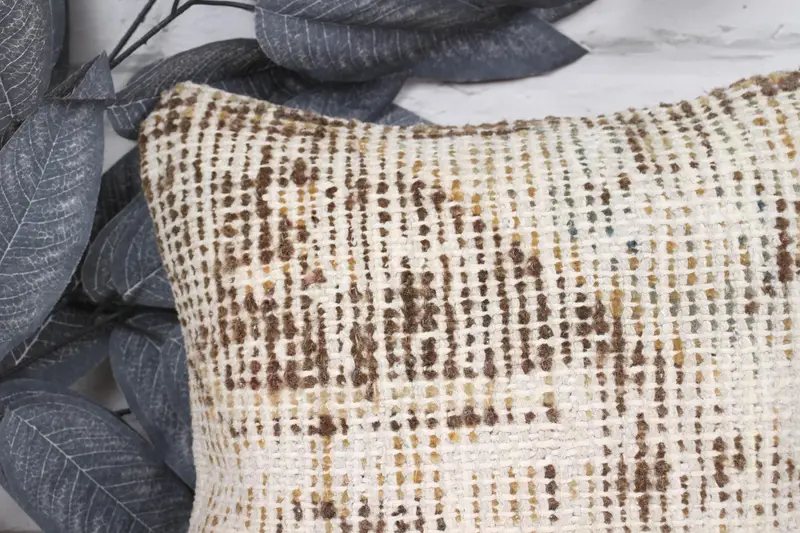 Turkish Pillow, Pillow for Sofa, Neutral Cushion Case, 12x12 Beige Cushion Case, Interior Designer Pillow, Pillow Sham - 2