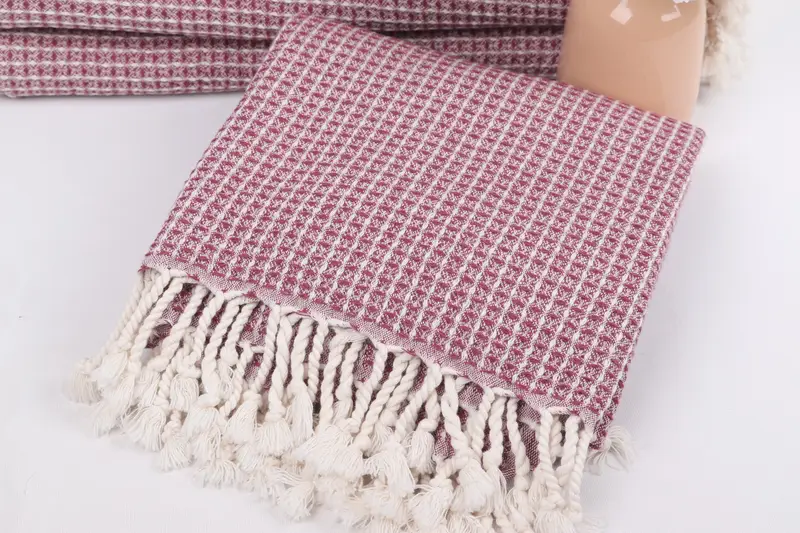 Peshtemal Towel, Towel With Name, Valentines Day Gift, Sand-free towel, Bachelorette Party Gift, Best Wedding Gift, 68x36 Cotton Waffle Towel - 5