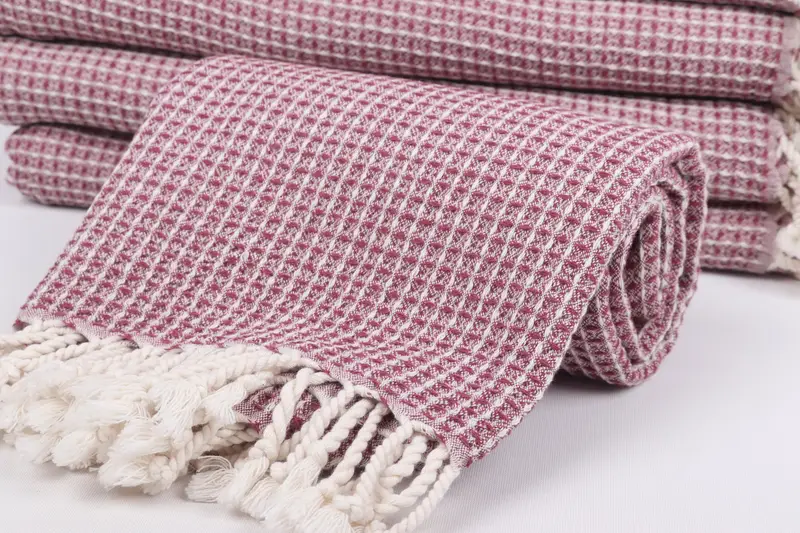 Peshtemal Towel, Towel With Name, Valentines Day Gift, Sand-free towel, Bachelorette Party Gift, Best Wedding Gift, 68x36 Cotton Waffle Towel - 4