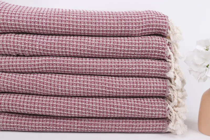 Peshtemal Towel, Towel With Name, Valentines Day Gift, Sand-free towel, Bachelorette Party Gift, Best Wedding Gift, 68x36 Cotton Waffle Towel - 3