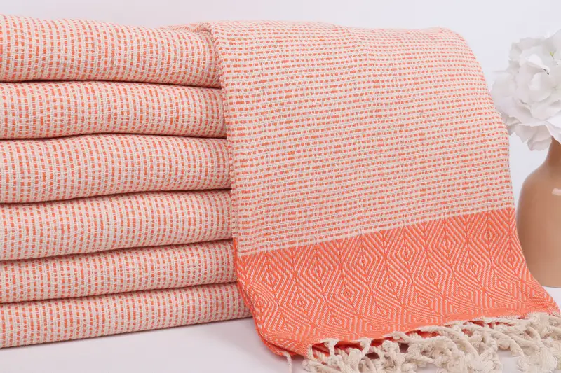 Personalized Turkish Towel, Turkish bath towel, Custom Wedding Gift, Custom Beach Towels, Pool Towels, 70x40 Cotton Diamond Towel, Valentines Gift - 2