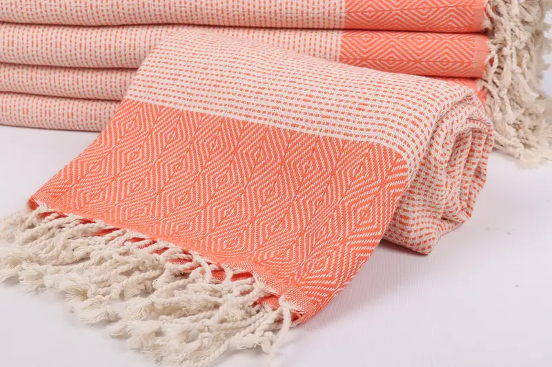 Personalized Turkish Towel, Turkish bath towel, Custom Wedding Gift, Custom Beach Towels, Pool Towels, 70x40 Cotton Diamond Towel, Valentines Gift - 4