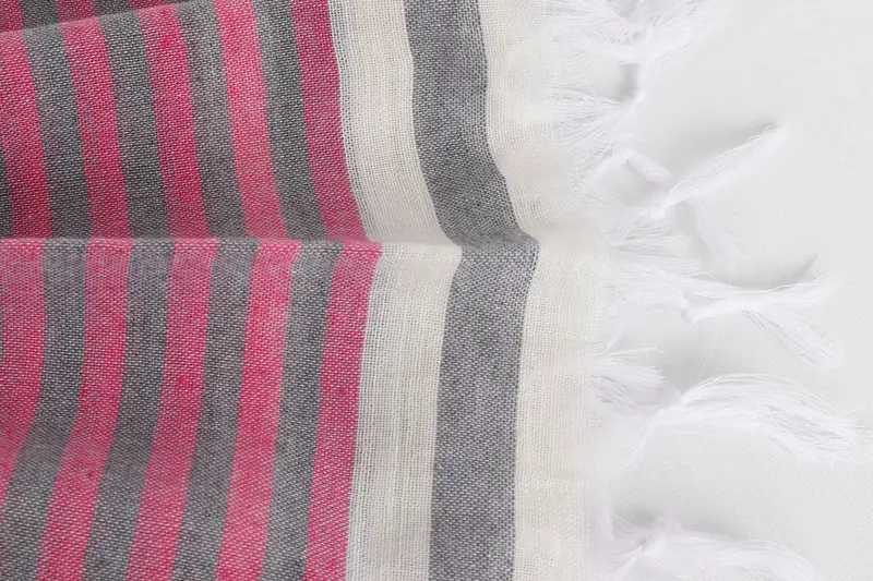 Wedding Gifts Towel, Absorbent towel, 68x40 Cotton Striped Towel, Handmade Turkish hammam towel, Personalized Gift For Her, Quick-dry peshtemal - 8