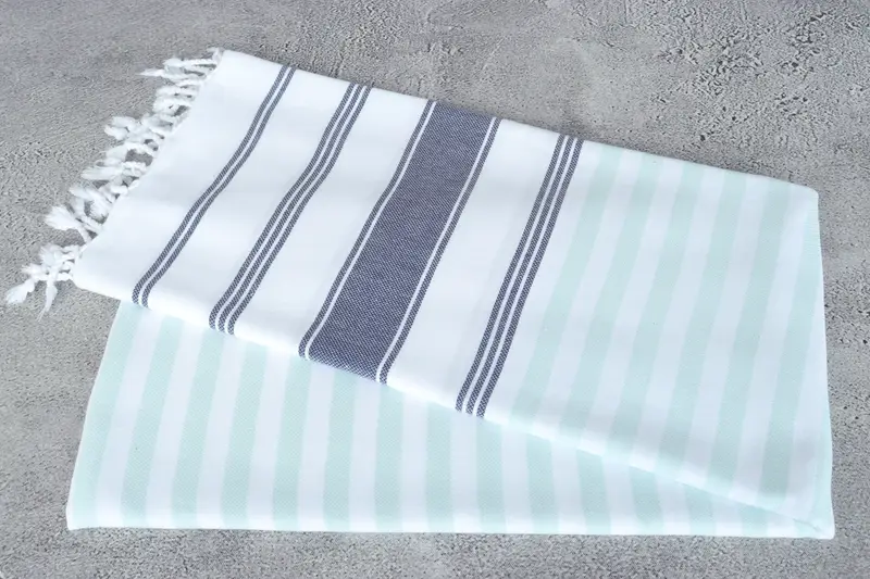 Wedding Gifts Towel, Merry Christmas Gifts, 70x40 Cotton Striped Towel, Bachelor Gifts, Personalized Towel, Lightweight Turkish towel for beach - 6