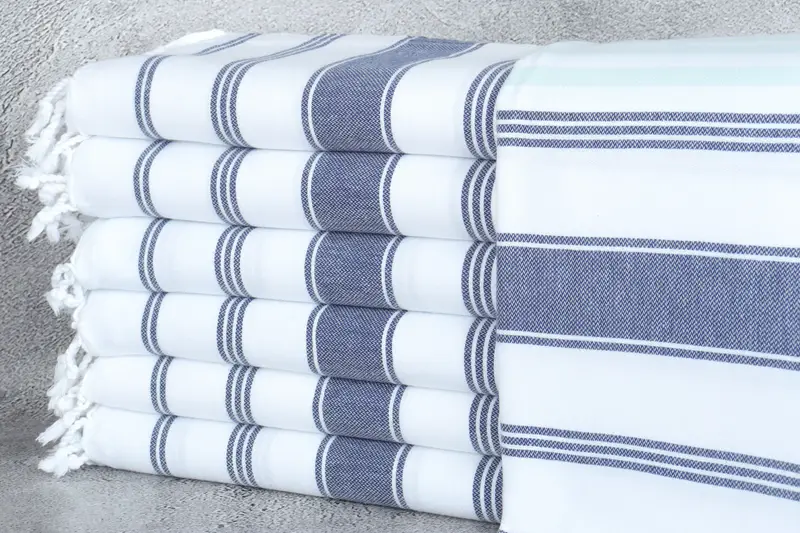 Wedding Gifts Towel, Merry Christmas Gifts, 70x40 Cotton Striped Towel, Bachelor Gifts, Personalized Towel, Lightweight Turkish towel for beach - 1