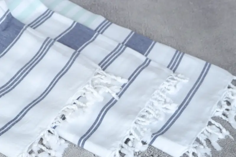 Wedding Gifts Towel, Merry Christmas Gifts, 70x40 Cotton Striped Towel, Bachelor Gifts, Personalized Towel, Lightweight Turkish towel for beach - 5