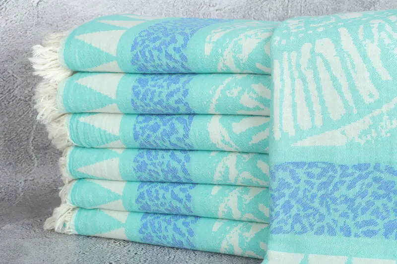 Turkish beach towel, Personalised Gift, Beach Towel Bulk, Girls Weekend Getaways Gifts, 70x40 Cotton Geometric Towel, Turkish bath towel - 2