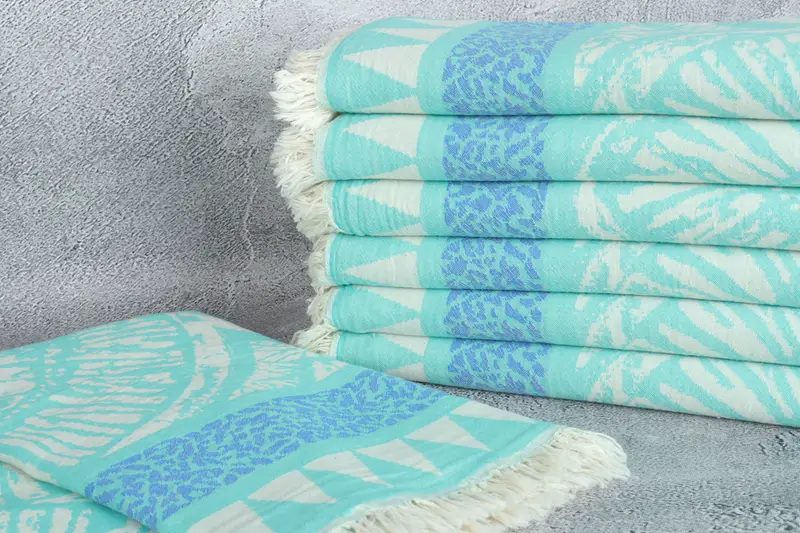 Turkish beach towel, Personalised Gift, Beach Towel Bulk, Girls Weekend Getaways Gifts, 70x40 Cotton Geometric Towel, Turkish bath towel - 3