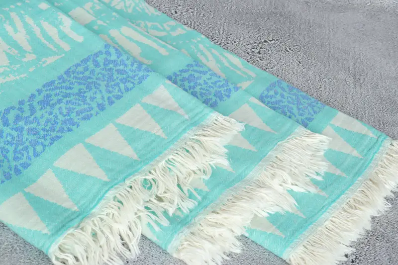 Turkish beach towel, Personalised Gift, Beach Towel Bulk, Girls Weekend Getaways Gifts, 70x40 Cotton Geometric Towel, Turkish bath towel - 6