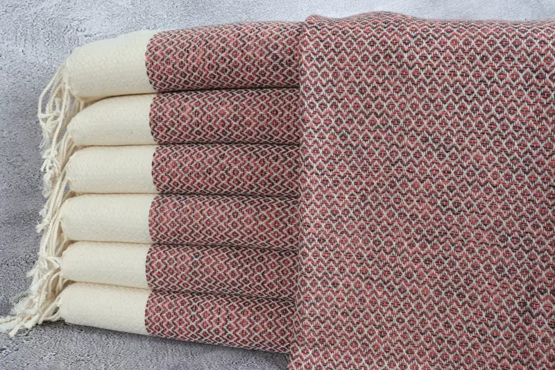 Custom Hand Towel, Small Bath Towels, Housewarming Gift, Handmade Gift, Personalized Dish Towel, Bridal Party Gifts, 40x20 Cotton Diamond Towel - 1