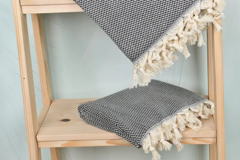 Soft towel, Wedding Hand Made Gift, Personalized Turkish Towel, 70x40 Cotton Polka Dot Towel, Bridesmaid Gift Towel, Best Friend Gift Ideas - 5