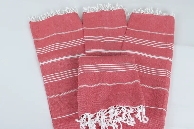 Turkish Cotton Throw Blanket, Bohemian Bedspread, Custom Blanket, Housewarming Gift, 96x80 Cotton Striped Towel, Personalized Gifts, Organic Throw - 5