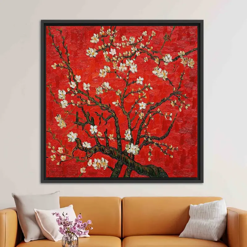 Impresión de lienzo de almendro en flor de Van Gogh - Elegancia botánica
