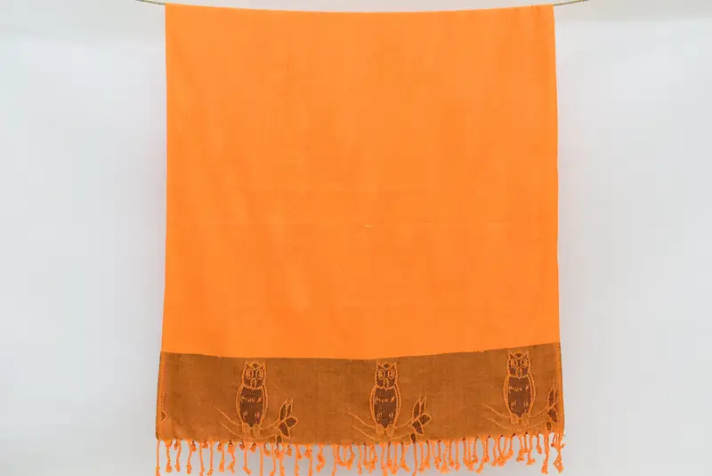 Sand-resistant Turkish towel for travel, Bachelor Gifts, 70x32 Cotton Owl Design Towel, Cotton towel, Kids Beach Towel, Organic towel, Grandma Gift - 8