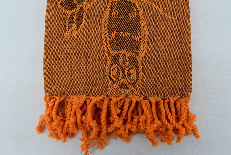 Sand-resistant Turkish towel for travel, Bachelor Gifts, 70x32 Cotton Owl Design Towel, Cotton towel, Kids Beach Towel, Organic towel, Grandma Gift - 3