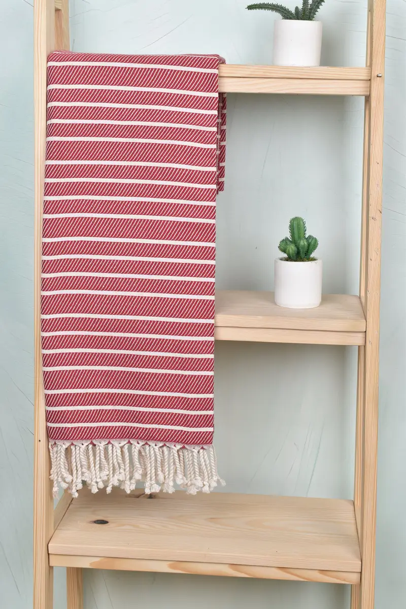70x40 Bamboo Striped Towel, Custom Gift, Personalized Wedding Gift For Couple, Personalized Turkish Towel, Bridesmaid Gifts, Wedding Towel - 8