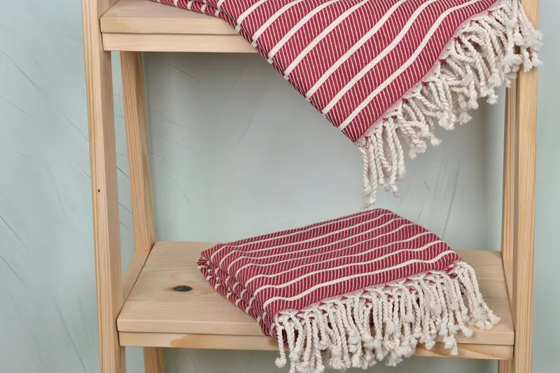 70x40 Bamboo Striped Towel, Custom Gift, Personalized Wedding Gift For Couple, Personalized Turkish Towel, Bridesmaid Gifts, Wedding Towel - 5