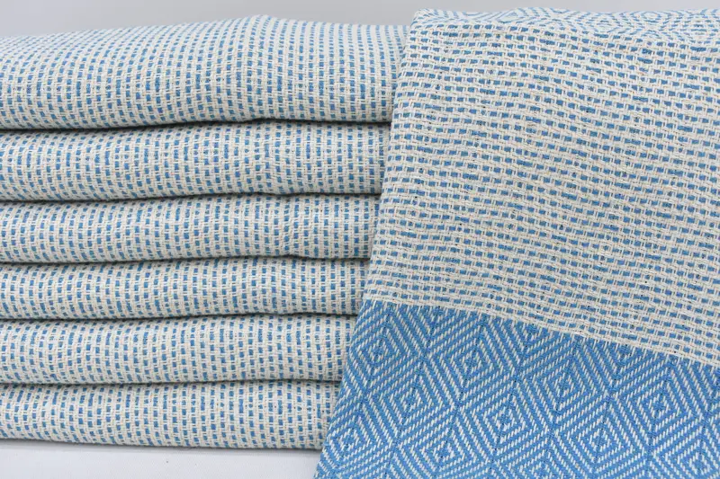Monogram Kitchen Towel, Spa Towel, Beach Theme Wedding Gift, Bridesmaid Gifts, Monogram Hand Towel, Handmade Gift, 36x18 Cotton Diamond Towel - 3
