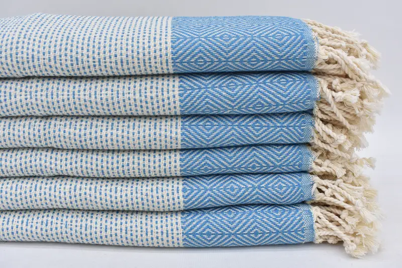 Monogram Kitchen Towel, Spa Towel, Beach Theme Wedding Gift, Bridesmaid Gifts, Monogram Hand Towel, Handmade Gift, 36x18 Cotton Diamond Towel - 2